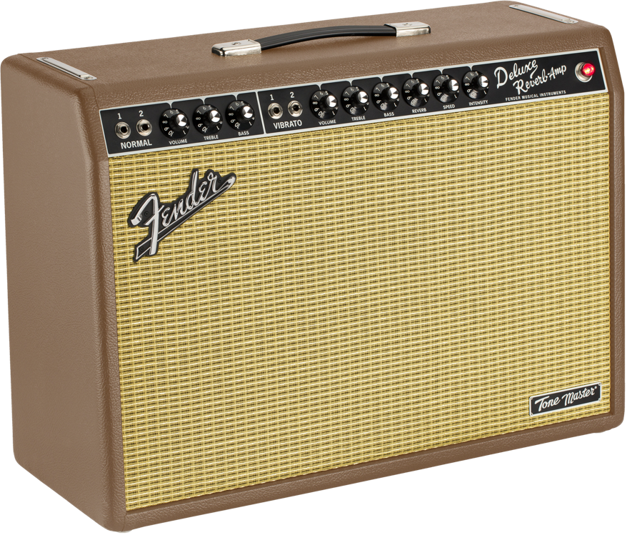 Fender FSR Tone Master Deluxe Reverb - Brown Nuxtex/Wheat w/Celestion Neo  (Limited Edition)
