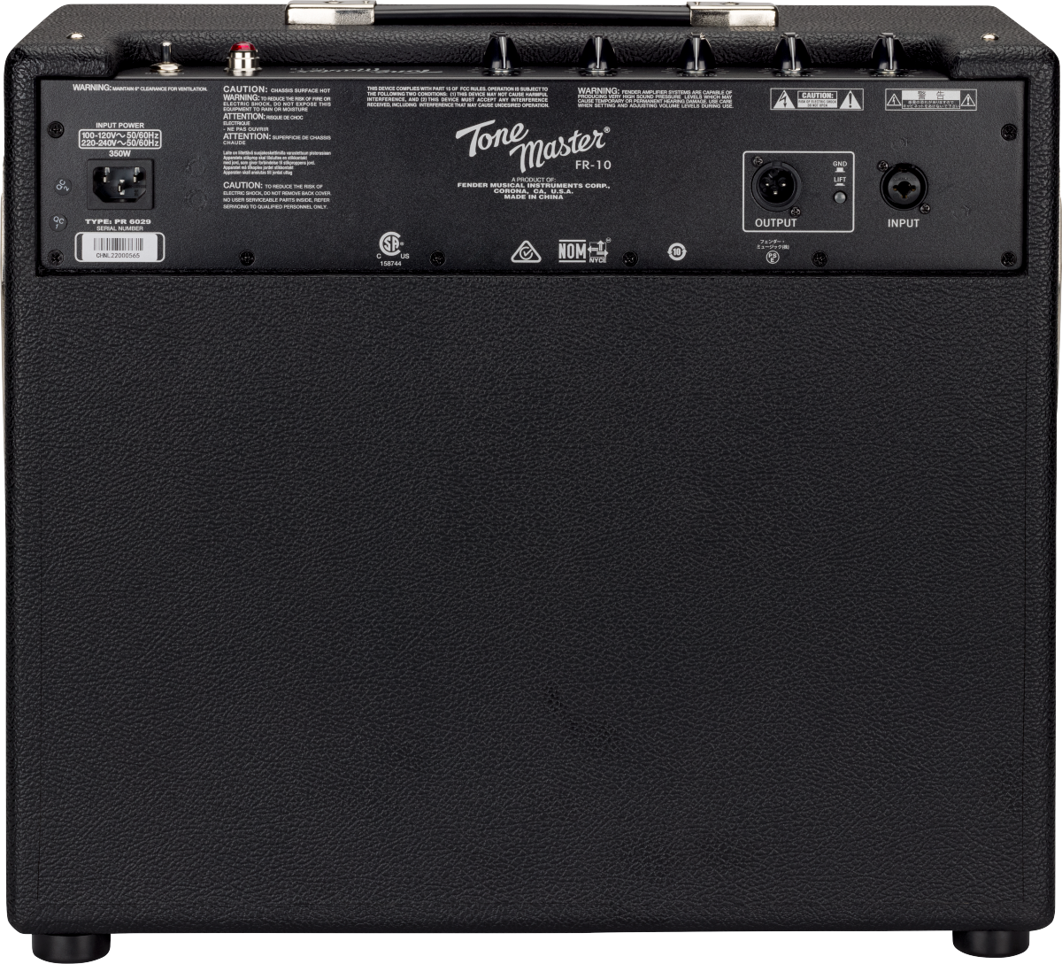 Fender Tone Master FR-10 FRFR Powered 10" Speaker Cab