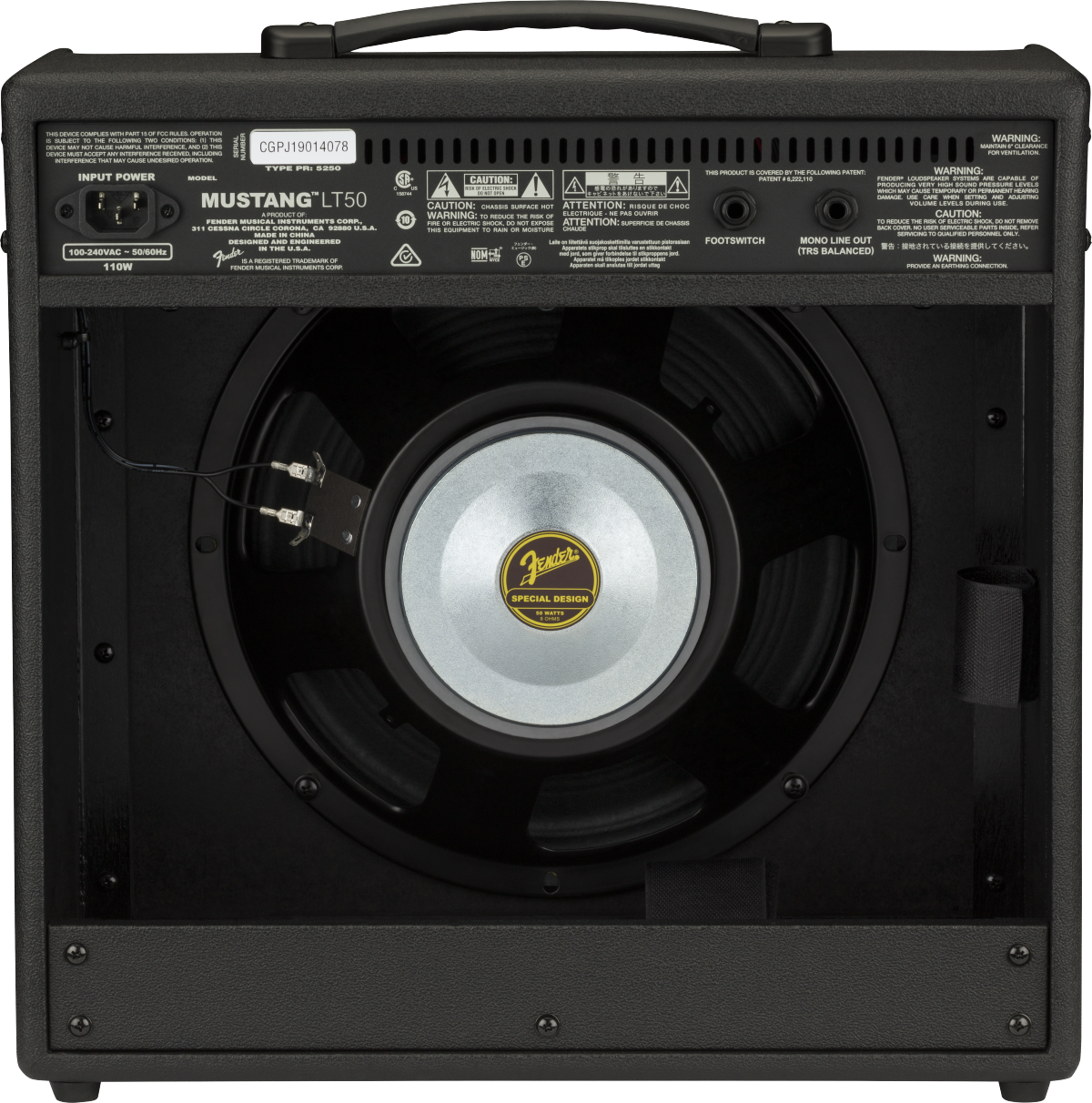 Fender Mustang LT50 1x12" Guitar Amp Combo