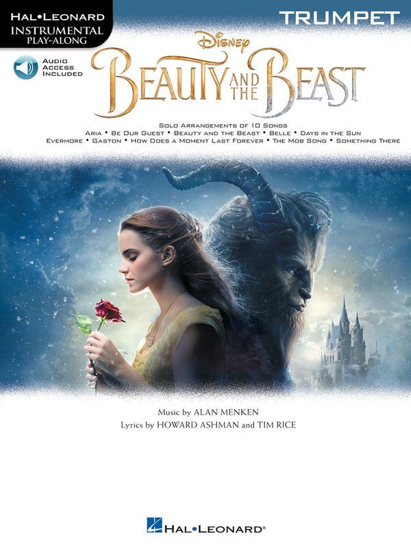 Beauty And The Beast For Trumpet Bk/Ola