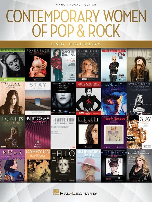 Contemporary Women of Pop & Rock PVG 2nd Ed / (Hal Leonard)