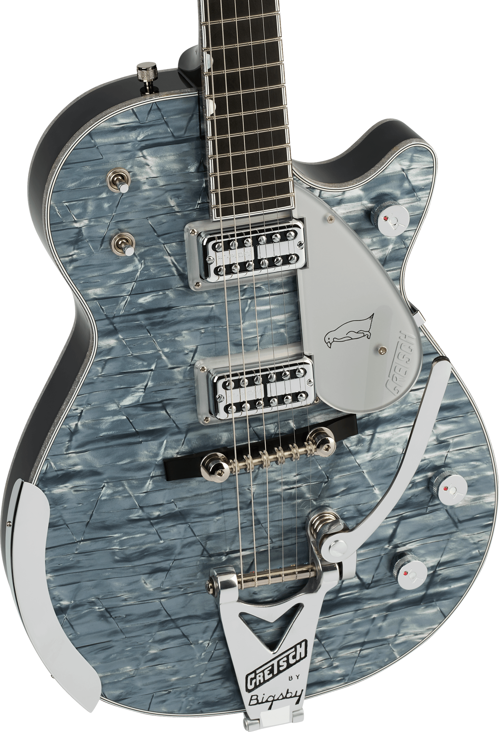 Gretsch Professional Collection G6134T-58 Limited Edition Penguin  w/String-Thru Bigsby - Light Blue Pearl EB