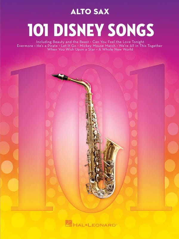 101 Disney Songs for Alto Sax / (Hal Leonard)