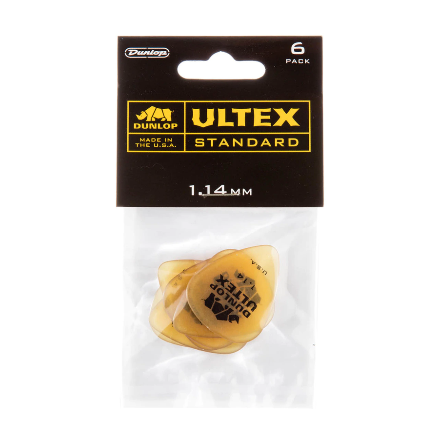 Dunlop ULTEX Guitar Pick Pack - 1.14mm (JP414)