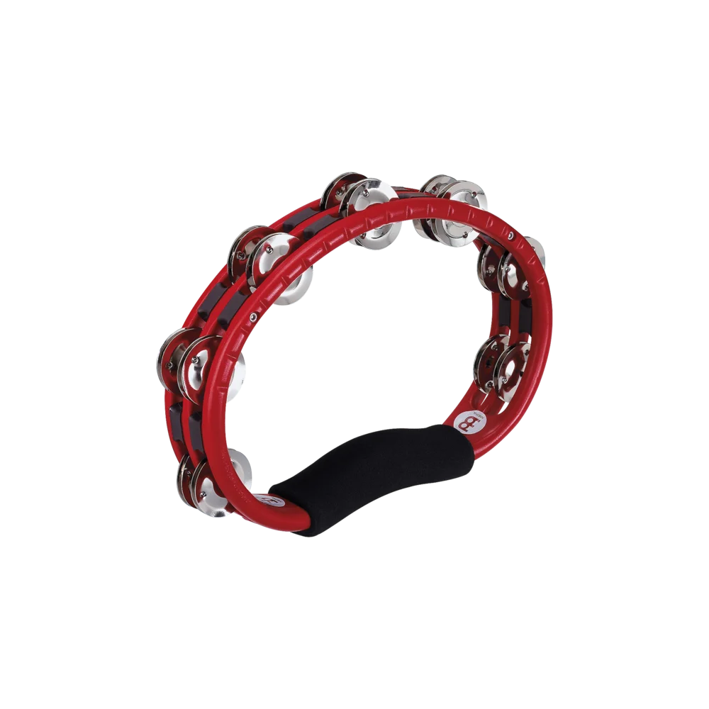 Meinl HH Moulded Tambourine - Steel Jingles - 2R - Red