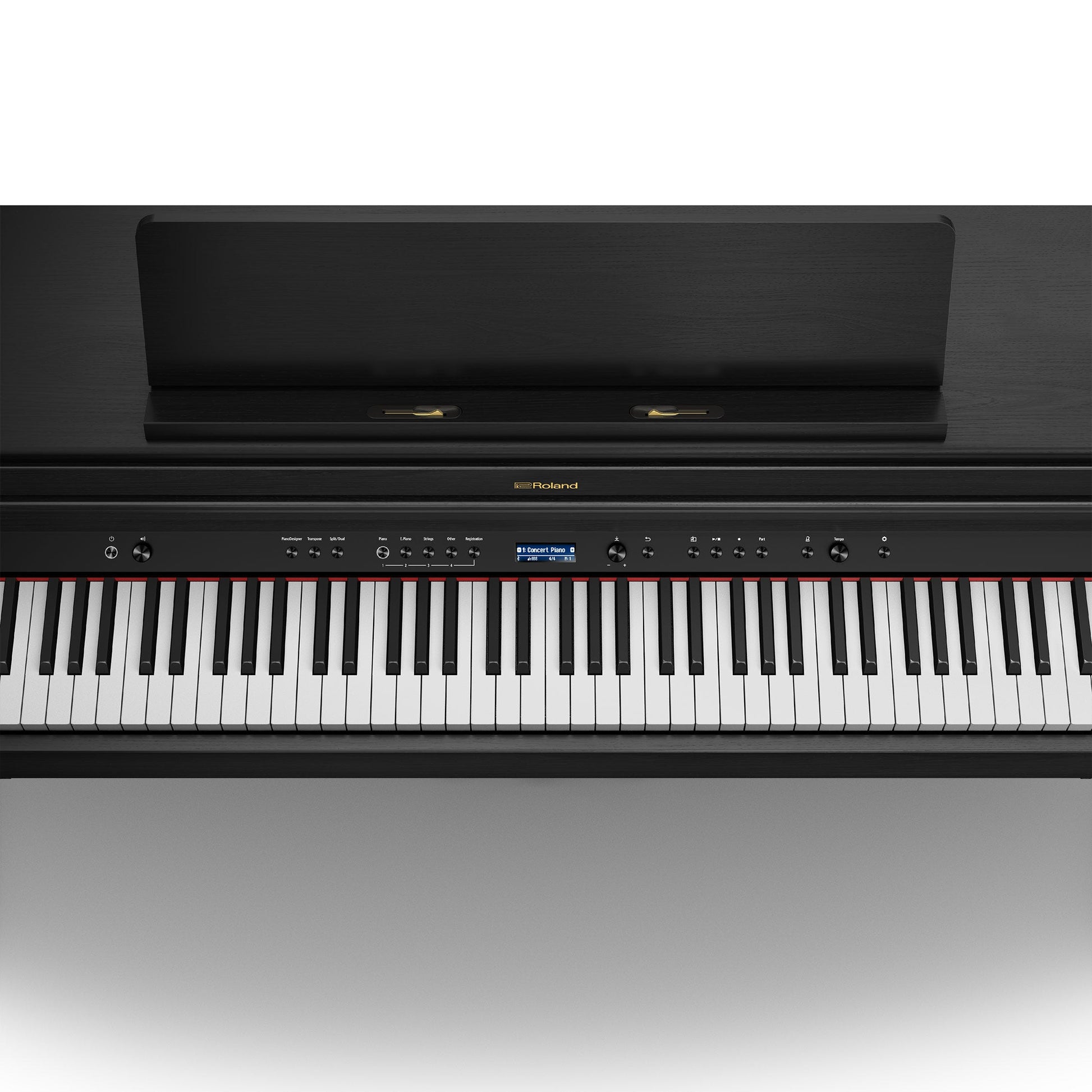 Roland HP704 SuperNatural Digital Piano w/matching bench - Charcoal