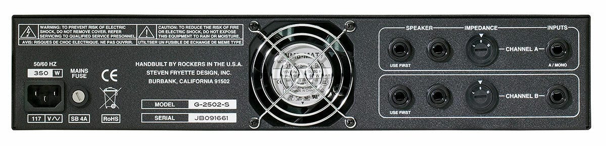 Fryette Amplification Two/Fifty/Two Master-Built 50w Stereo Power Amplifier