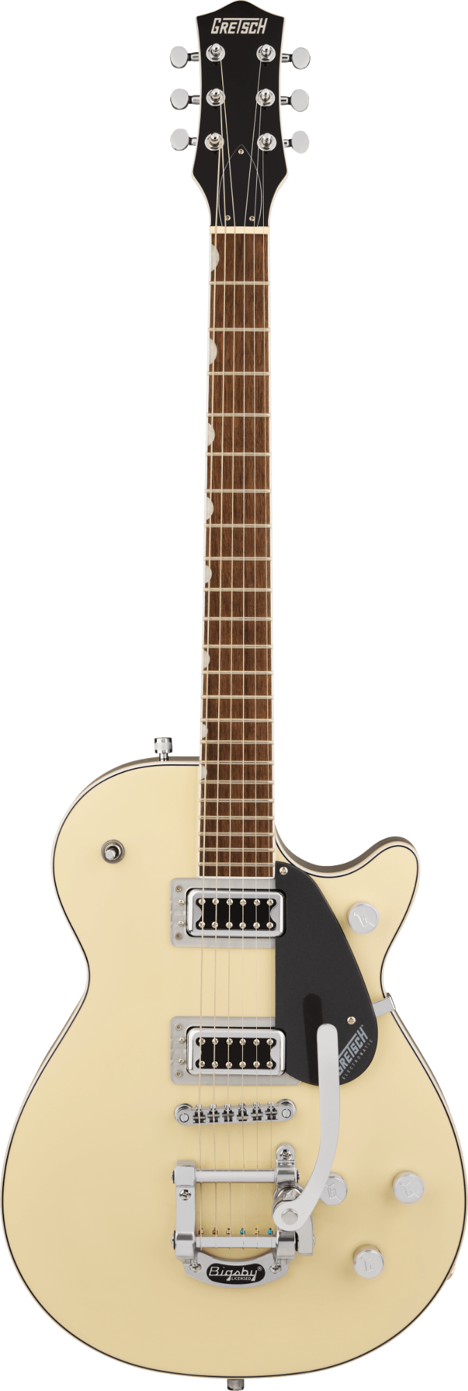 Gretsch G5230T Electromatic Jet FT Single-Cut with Bigsby - Laurel Fingerboard - Two-Tone Vintage White/ London Grey