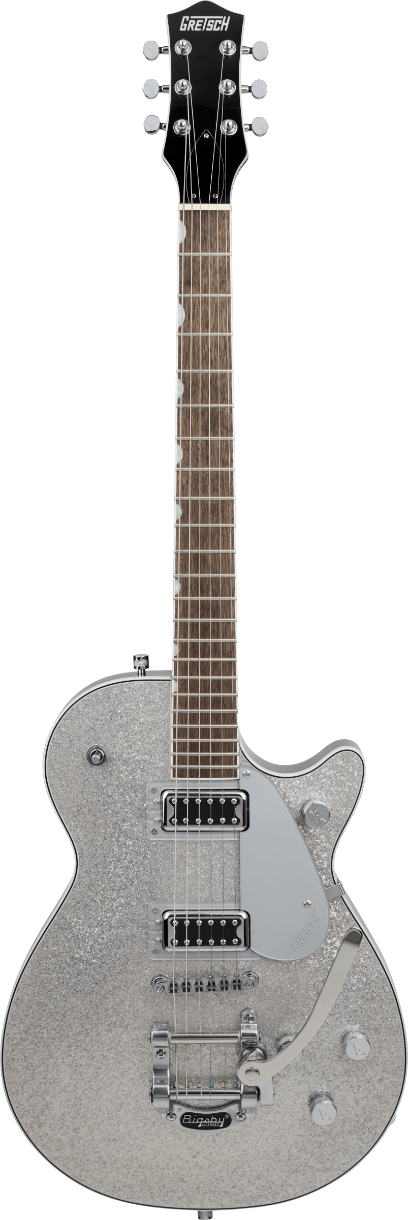 Gretsch G5230T Electromatic Sparkle Jet FT Single-Cut with Bigsby - Laurel Fingerboard - Silver Sparkle - One Only