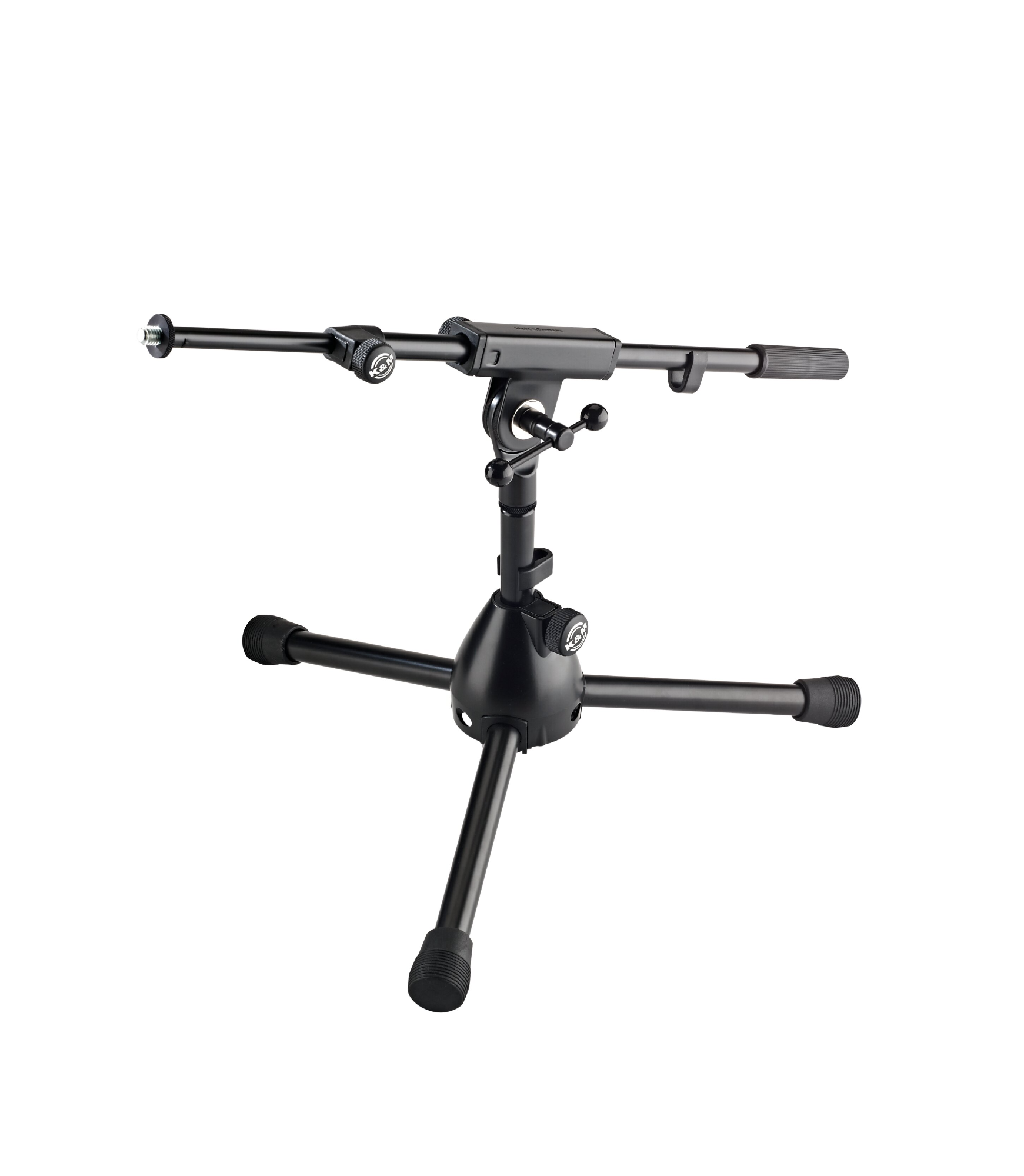 K&M 25950 Extra Low Microphone Stand w/Telescopic Boom Arm