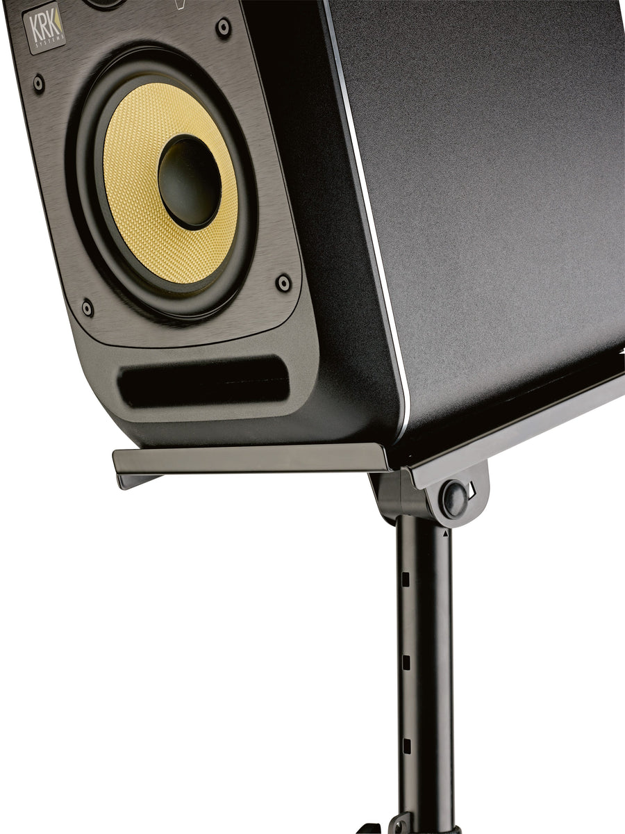 K&M Tripod Base Monitor Stand w/Adjustable Tray (KM 26754) - Single