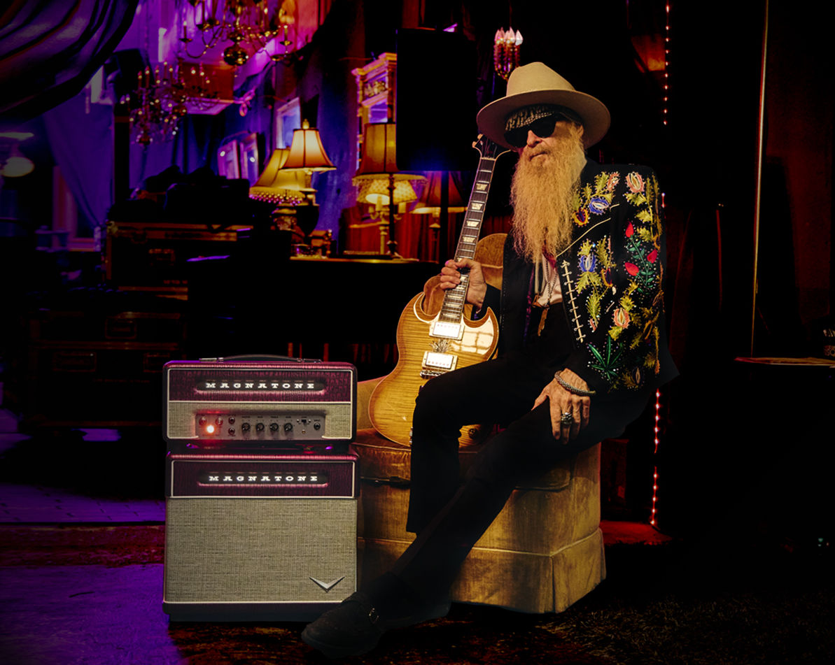 Magnatone Baby M-80 Head - Chrome Grape (Billy Gibbons Collection)