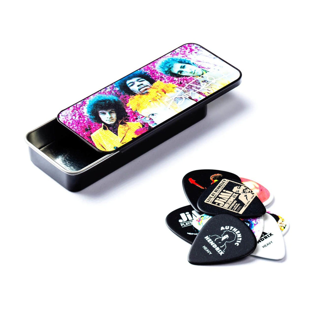 Jim Dunlop Jimi Hendrix Experienced? Pick Tin - 12-picks