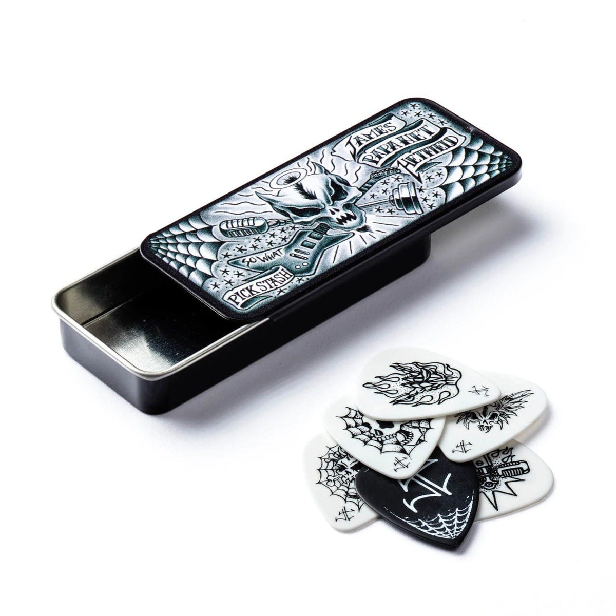 Jim Dunlop Hetfield Signature Pick Tin - 6-Picks