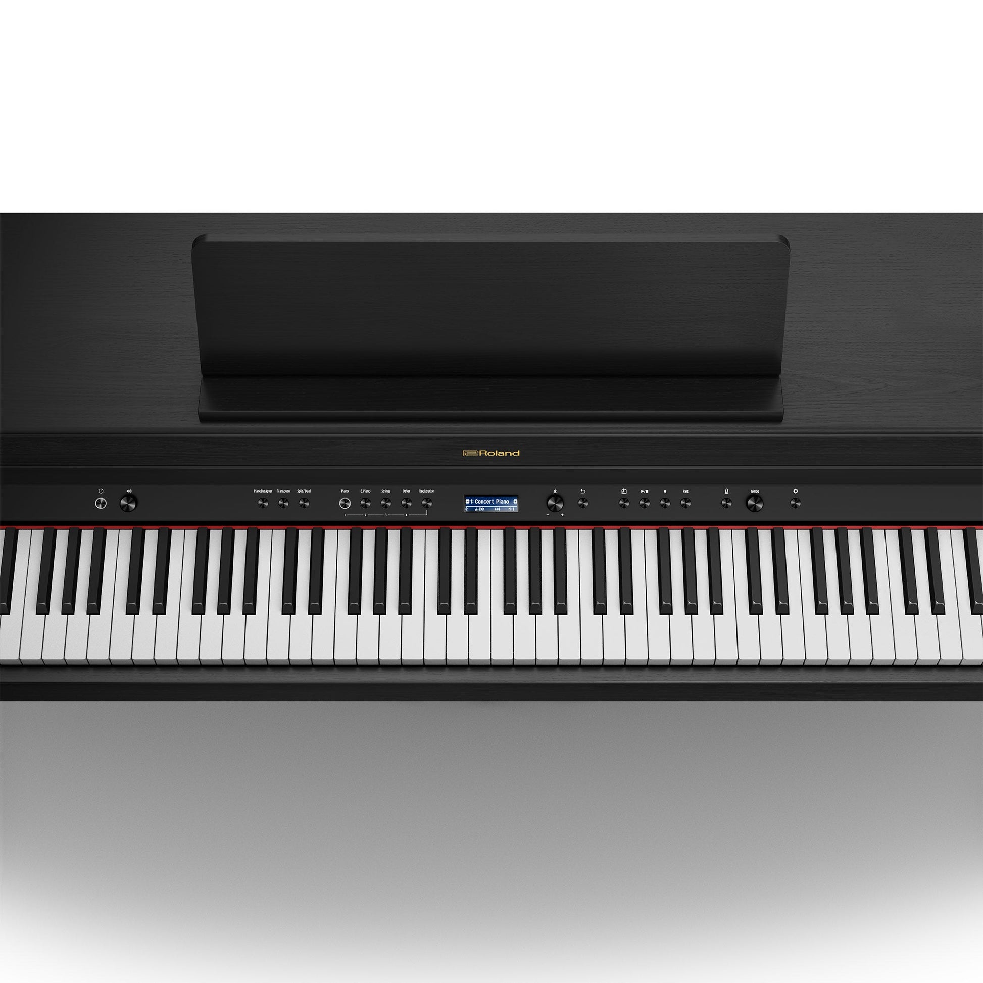 Roland HP702 SuperNatural Digital Piano w/matching bench - Charcoal