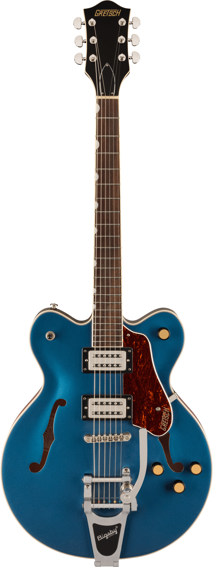 Gretsch G2622T Streamliner Center Block Double-Cut with Bigsby - Laurel Fingerboard - Broad’Tron BT-3S Pickups - Dark Denim