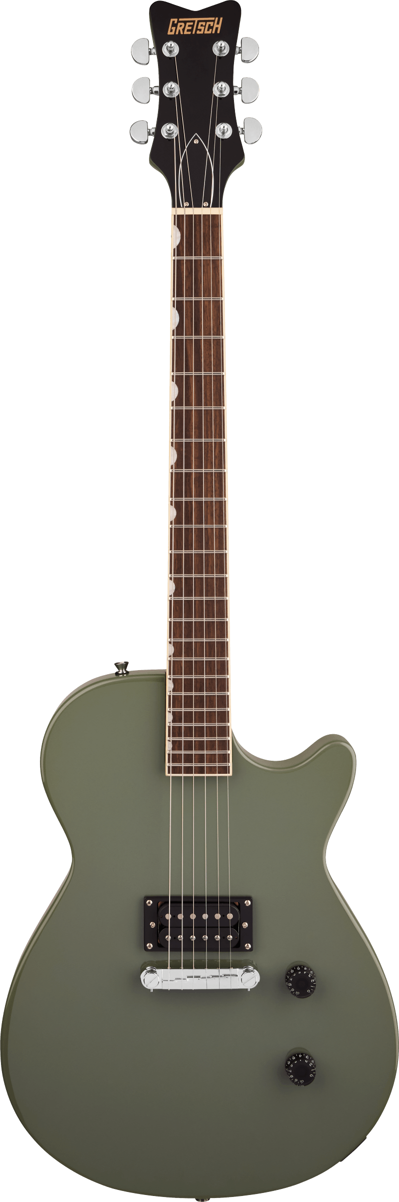Gretsch Streamliner Jet Club 1 Pickup - Laurel Fingerboard - Olive Drab