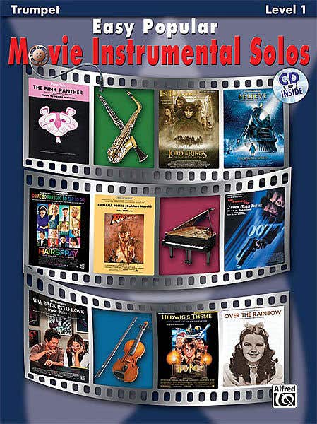 Easy Popular Movie Instrumental Solos Tpt Bk/Cd