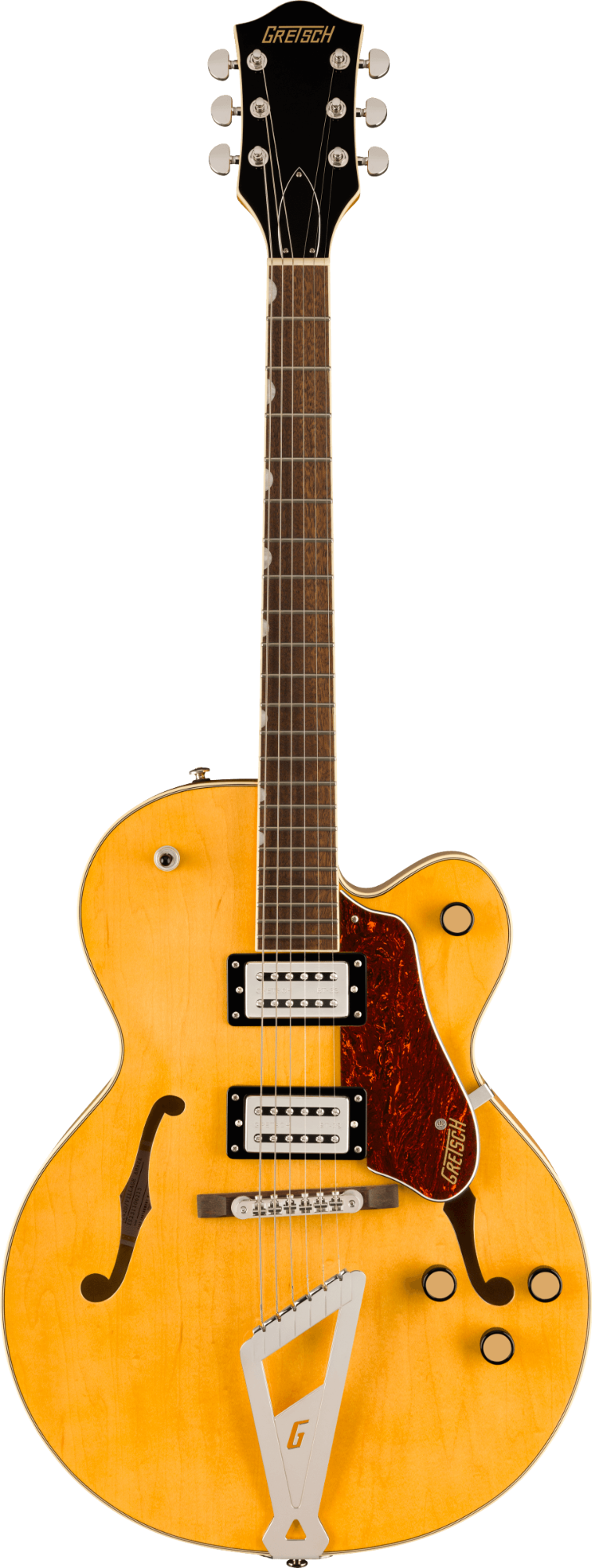 Gretsch G2420 Streamliner Hollow Body w/Chromatic II - Laurel Fingerboard - Broad'Tron BT-3S Pickups - Village Amber
