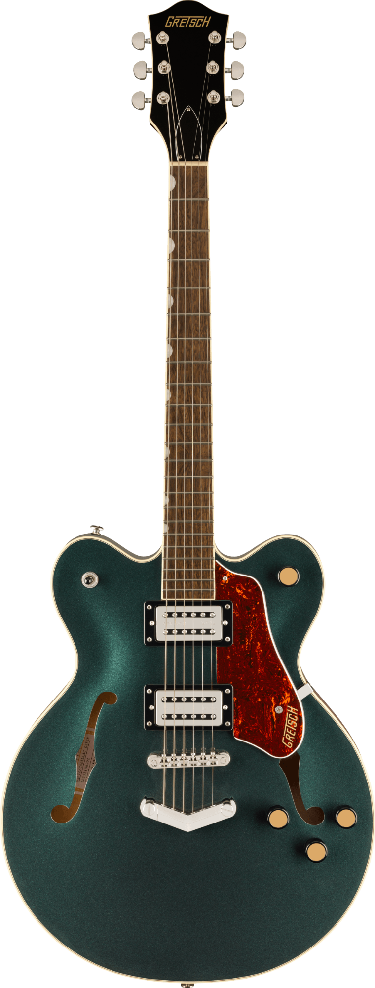 Gretsch G2622 Streamliner Center Block Double-Cut w/V-Stoptail - Laurel Fingerboard - Broad’Tron BT-3S Pickups - Cadillac Green
