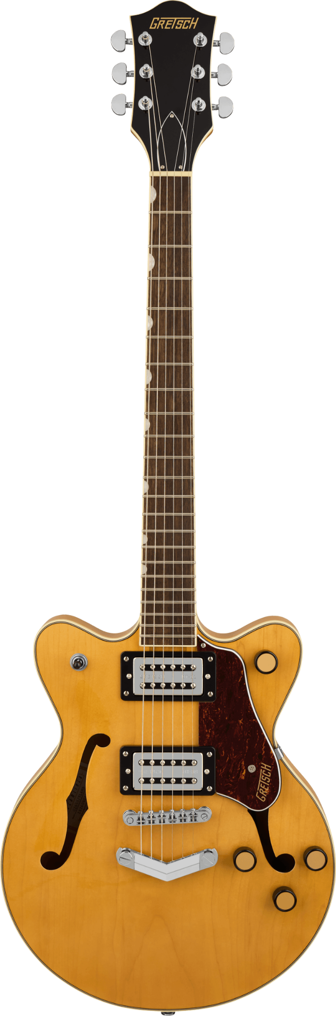 Gretsch G2655 Streamliner Center Block Jr. Double-Cut with V-Stoptail - Laurel Fingerboard - Village Amber