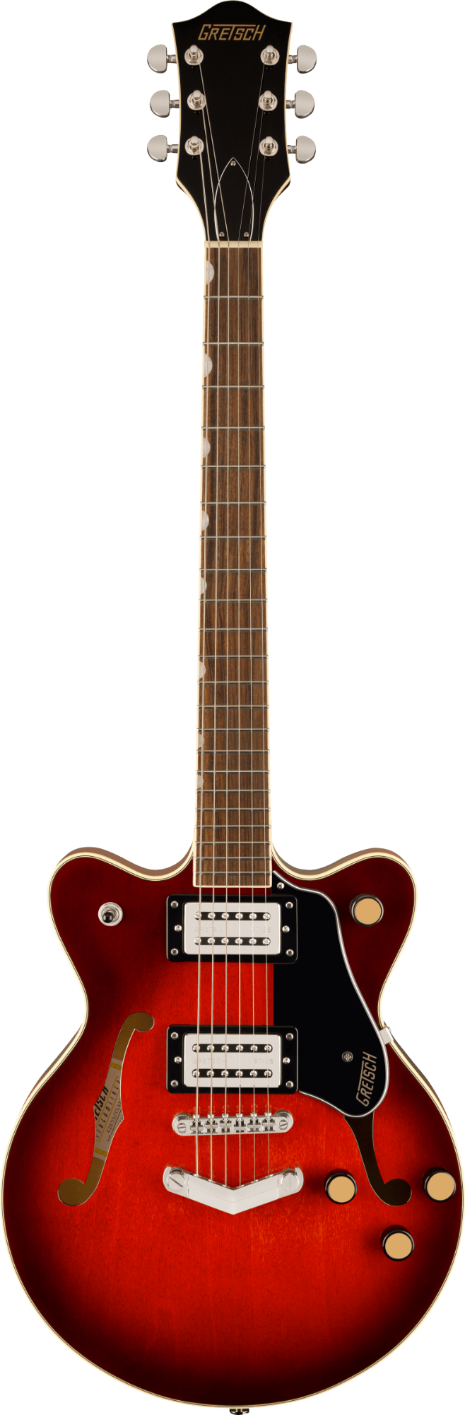 Gretsch G2655 Streamliner Center Block Jr. Double-Cut w/V-Stoptail - Laurel Fingerboard - Claret Burst