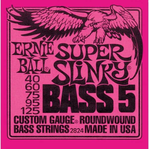 Ernie Ball Super Slinky Bass 5-String Set 40-125 (2824)
