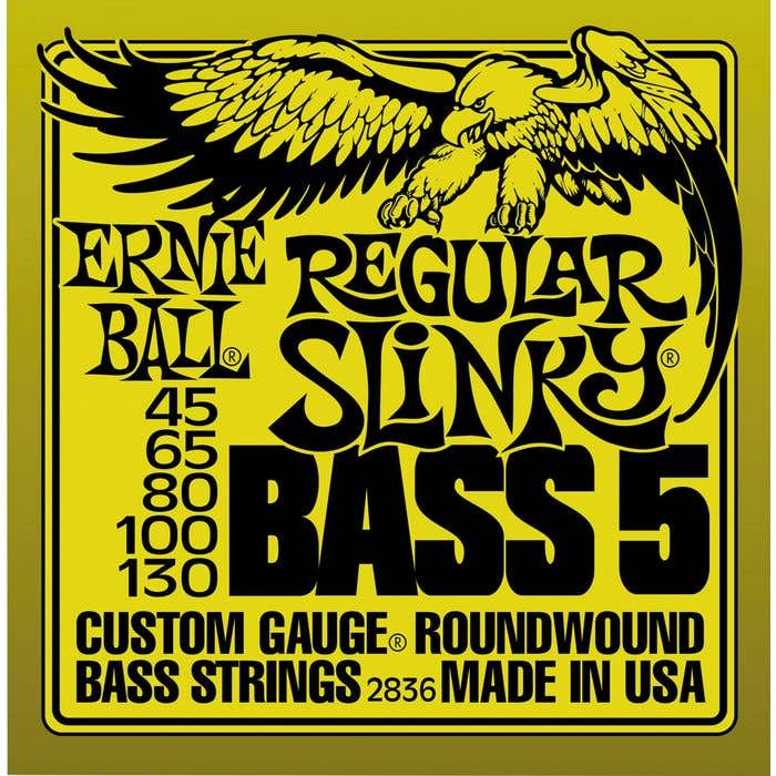 Ernie Ball Regular Slinky Bass 5-String Set 45-130 (2836)