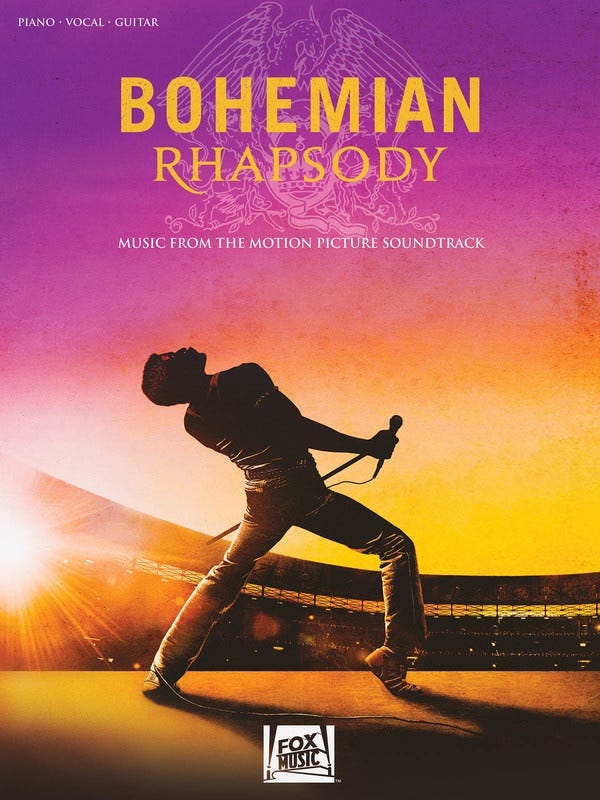 Bohemian Rhapsody Movie Soundrack - Piano/Vocal/Guitar -  QUEEN (Hal Leonard)
