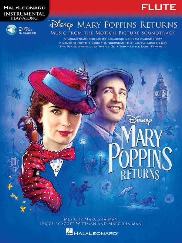 Mary Poppins Returns for Flute (Hal Leonard)