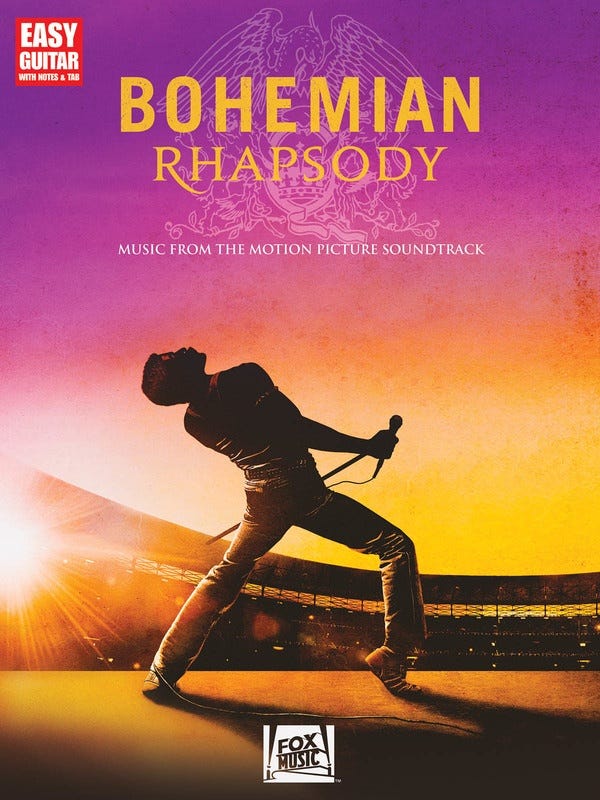 Bohemian Rhapsody Easy Guitar Notes and Tab - QUEEN (Hal Leonard)