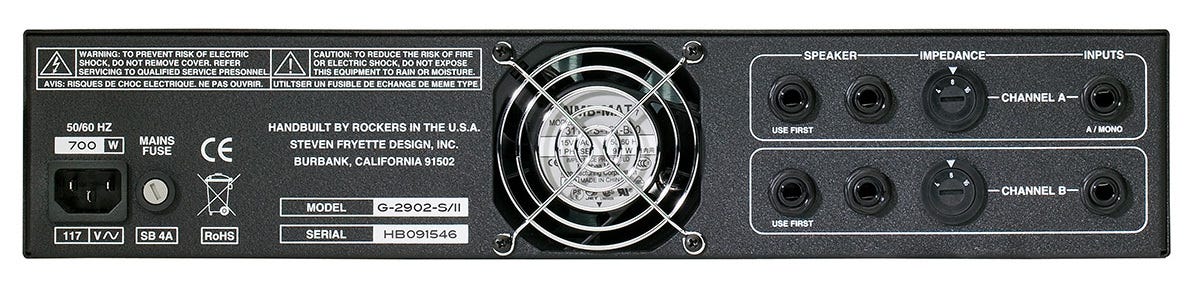 Fryette Amplification Two/Ninety/Two Master-Built 90w Stereo Power Amplifier