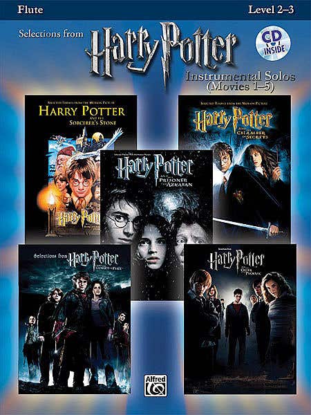 harry potter instrumental solos movies 1-5 flute BOOK/CD /  (ALFRED)