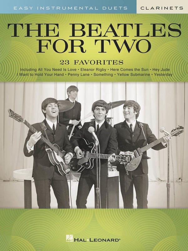 THE BEATLES FOR TWO CLARINETS / THE BEATLES (Hal Leonard)