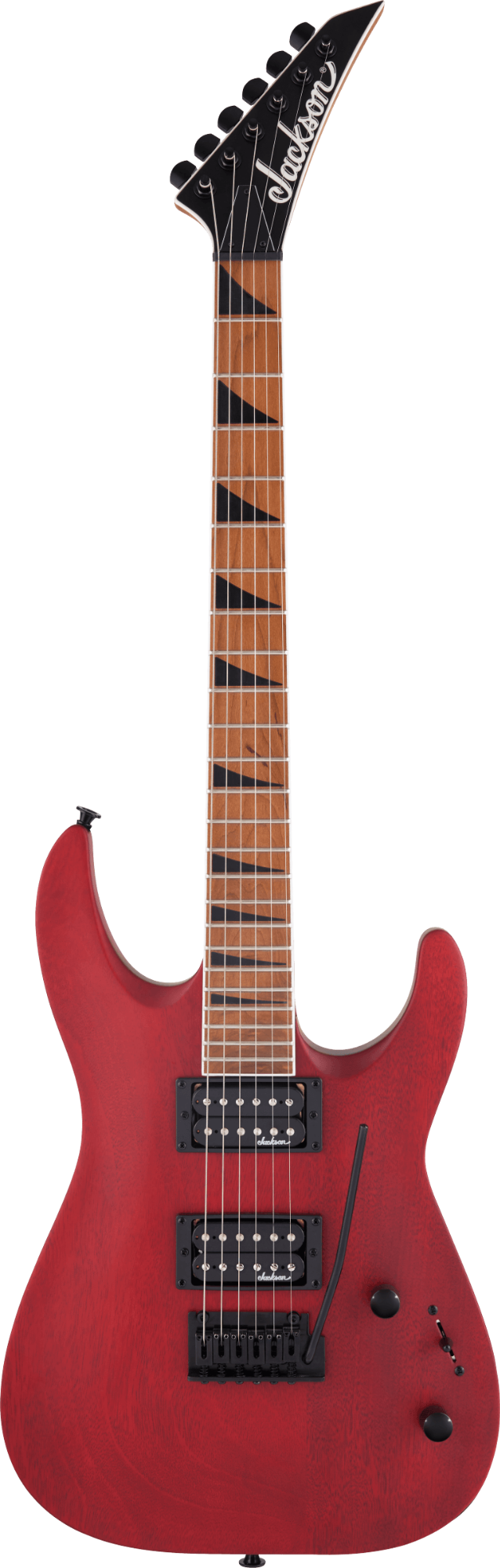 Jackson JS Series Dinky Arch Top JS24 DKAM - Caramelized Maple Fingerboard - Red Stain