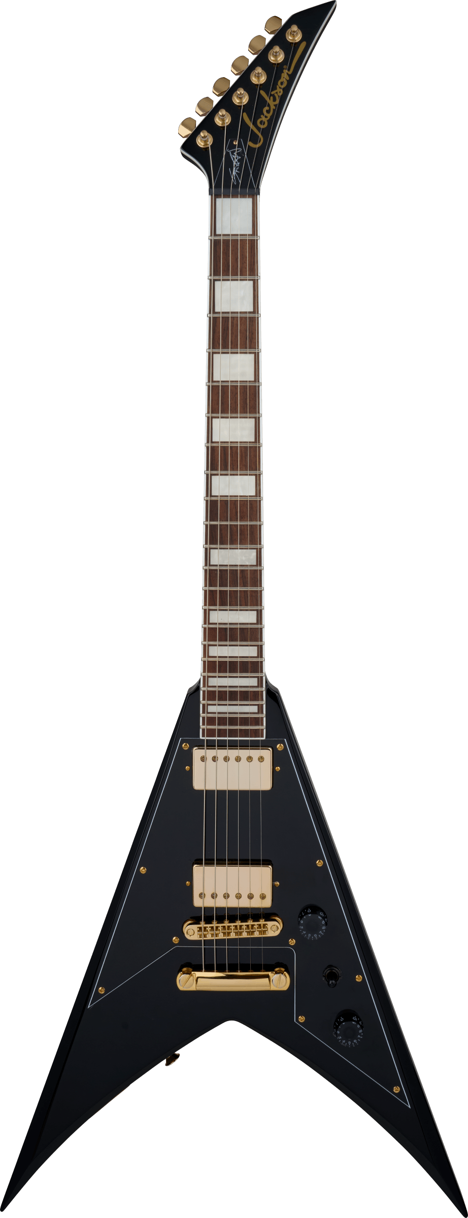 Jackson X Series Signature Scott Ian King V KVXT - Laurel Fingerboard - Gloss Black