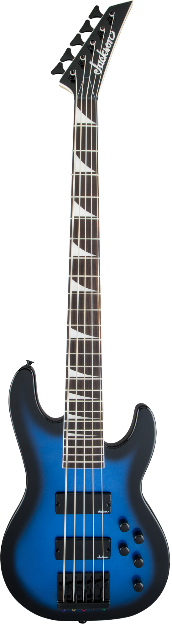 Jackson JS Series Concert Bass JS3V - Amaranth Fingerboard - Metallic Blue Burst
