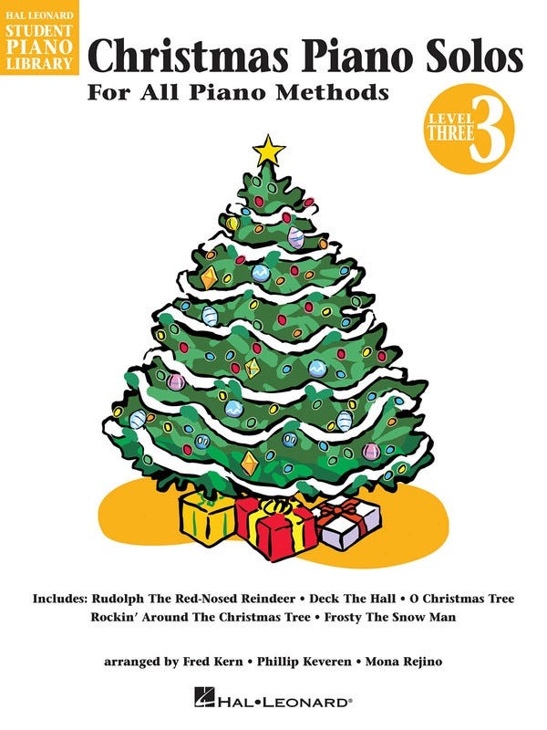 HLSPL Christmas Piano Solos Book 3 / (Hal Leonard)