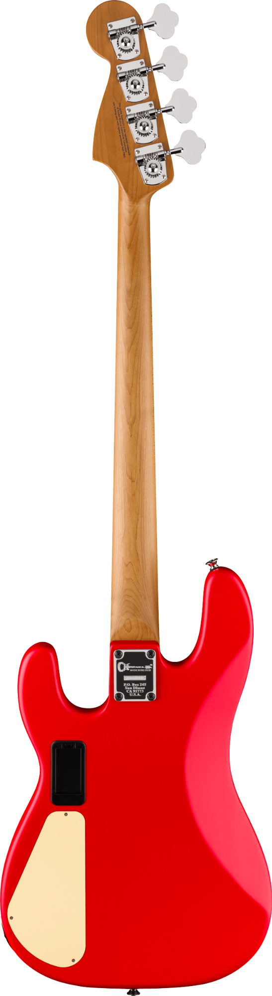 Charvel Pro-Mod San Dimas Bass PJ IV MAH - Satin Ferrari Red RM