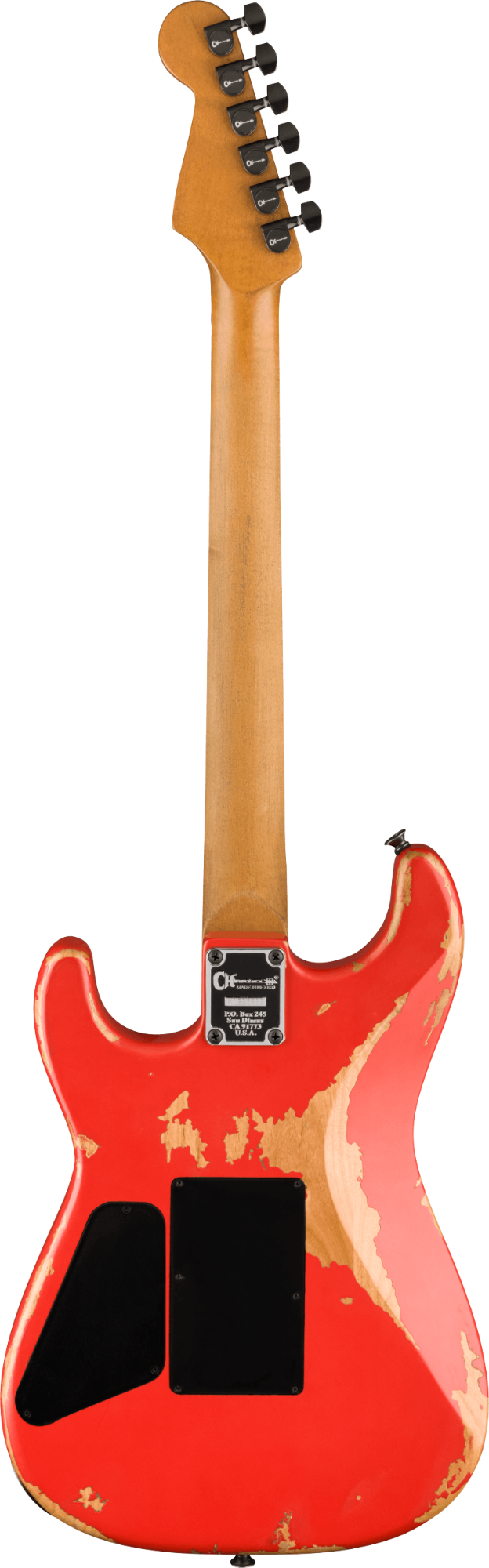 Charvel Pro-Mod Relic San Dimas Style 1 HH FR PF - Weathered Orange PF