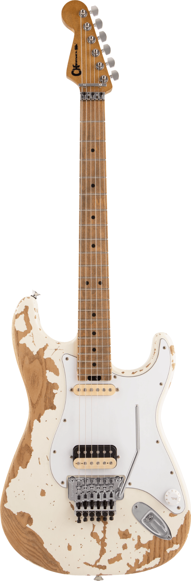 Charvel Henrik Danhage Limited Edition Signature Pro-Mod So-Cal Style 1 HS FR M - White Relic MN