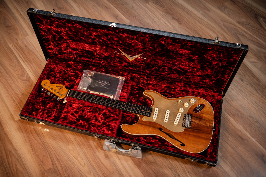 Fender Custom Shop Artisan Koa Thinline Stratocaster - Pre-Owned