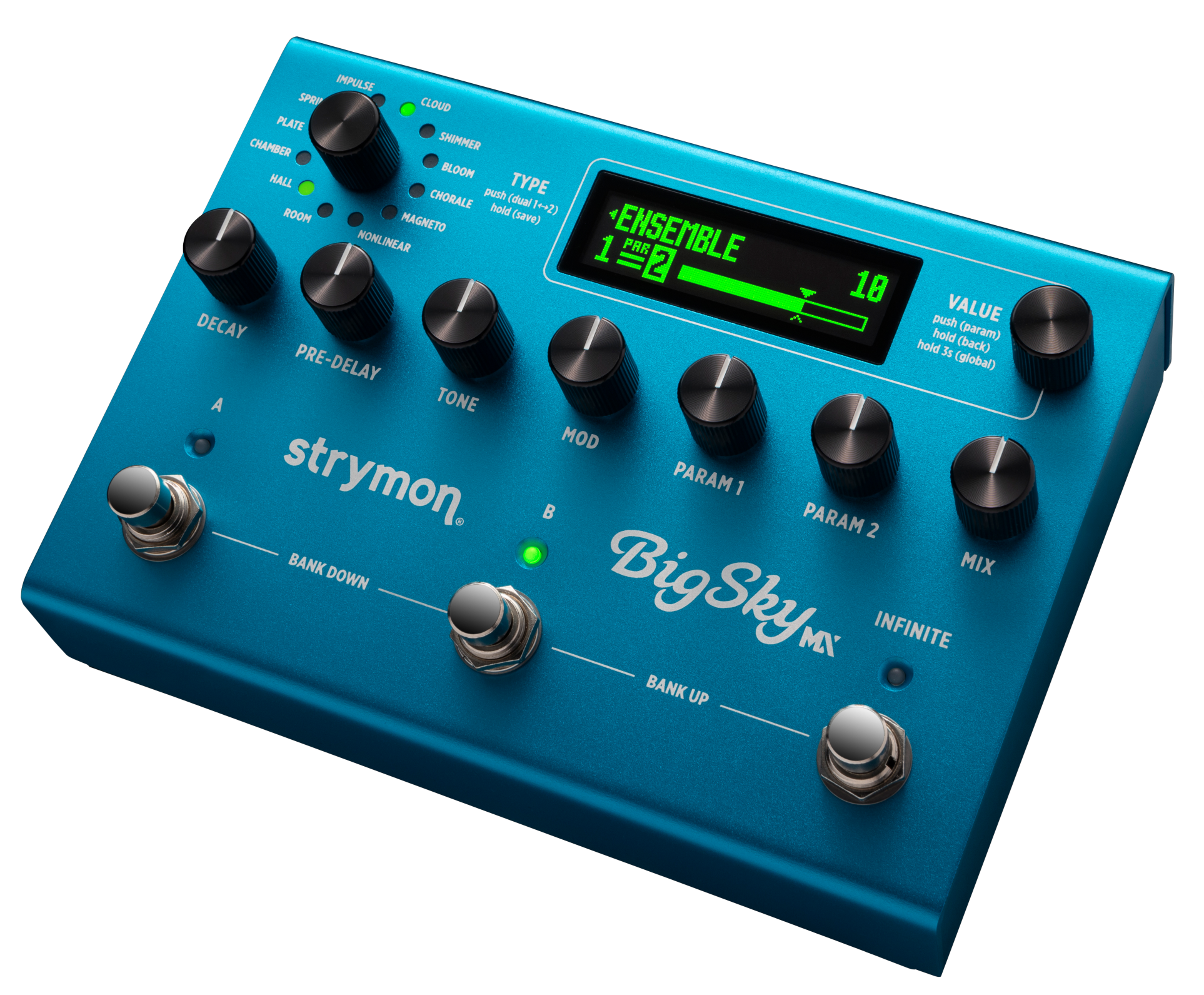 Strymon BigSky MX Multi-Reverb Effect Pedal