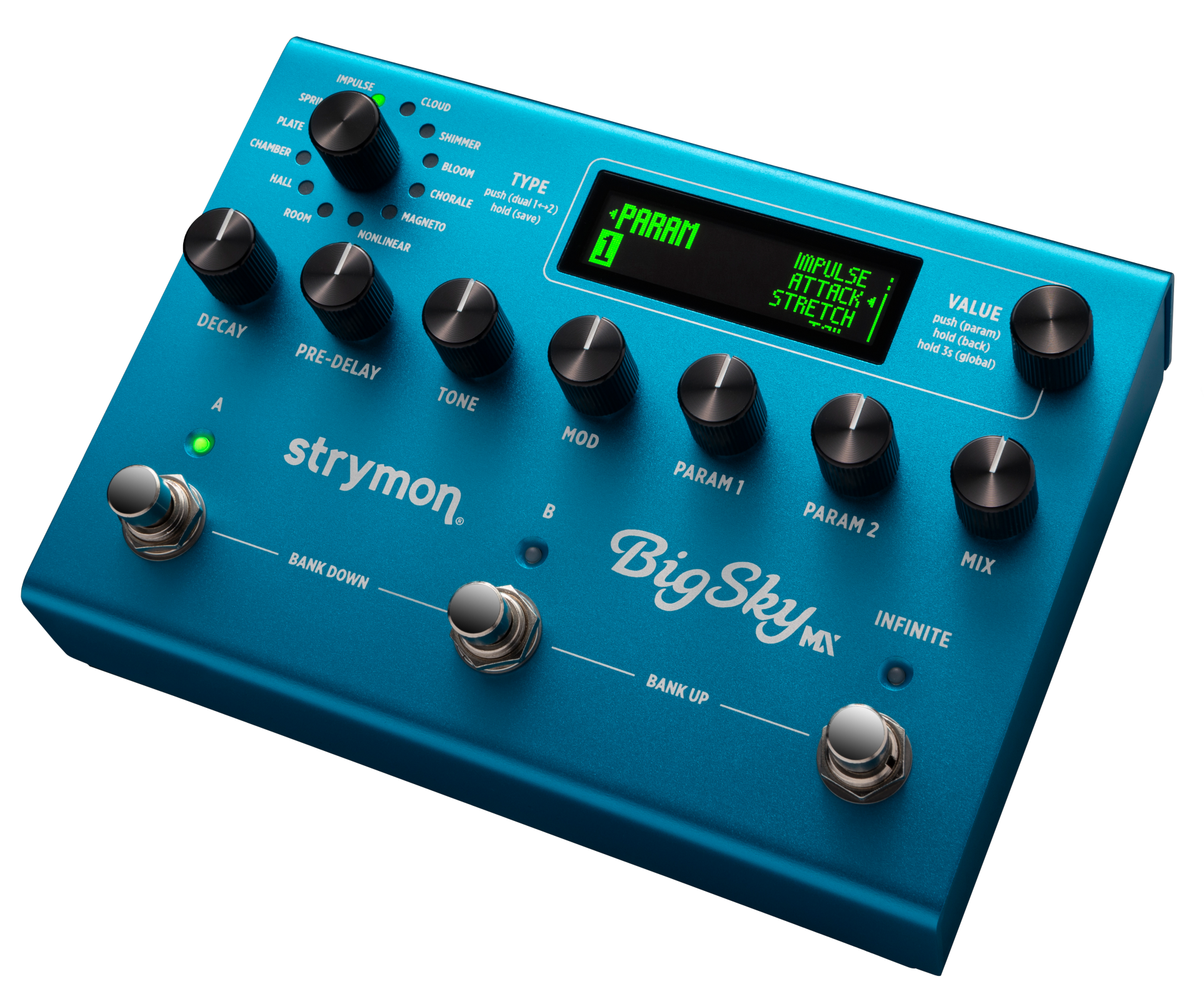 Strymon BigSky MX Multi-Reverb Effect Pedal