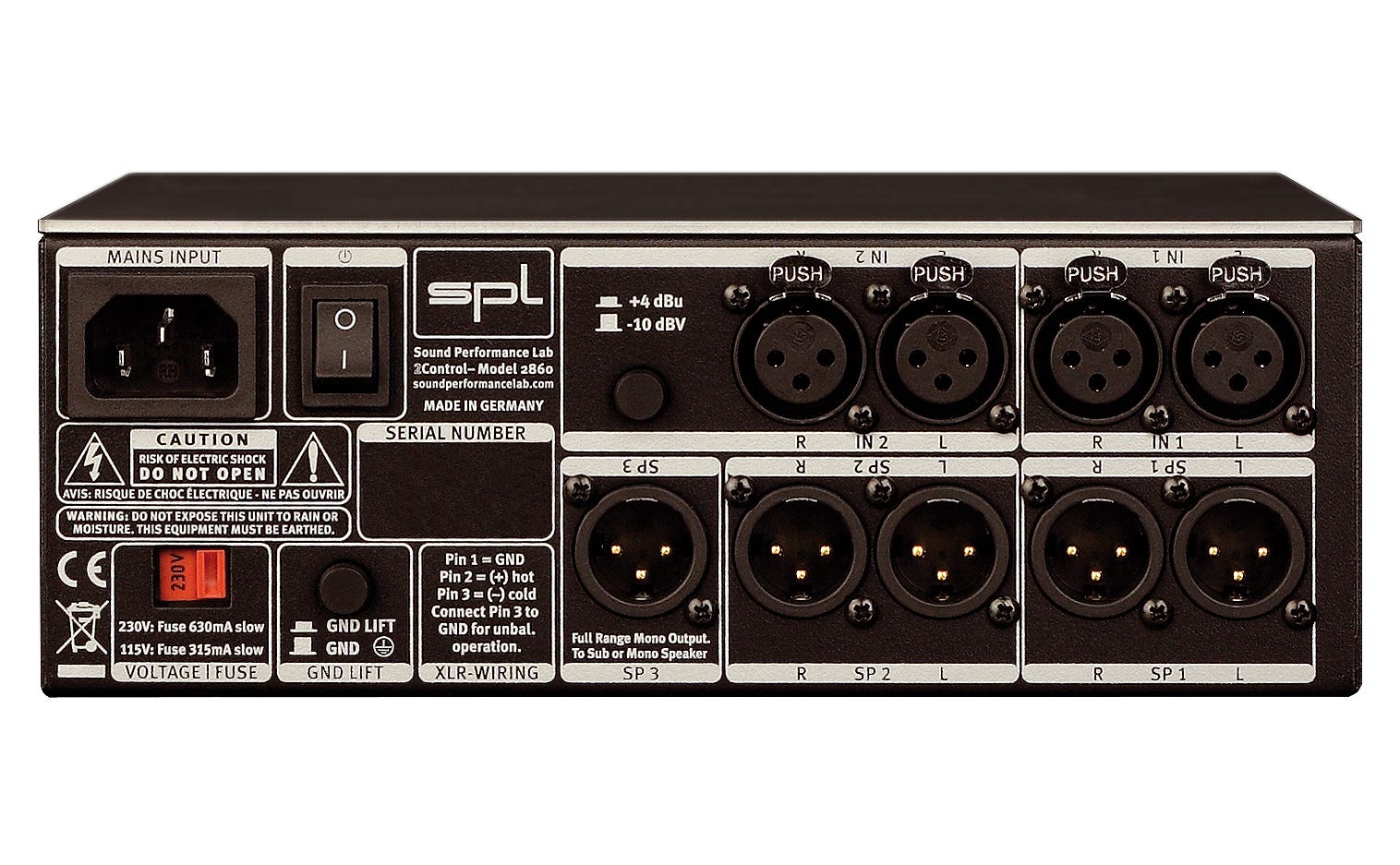 SPL 2 Control Monitor and Headphone Controller