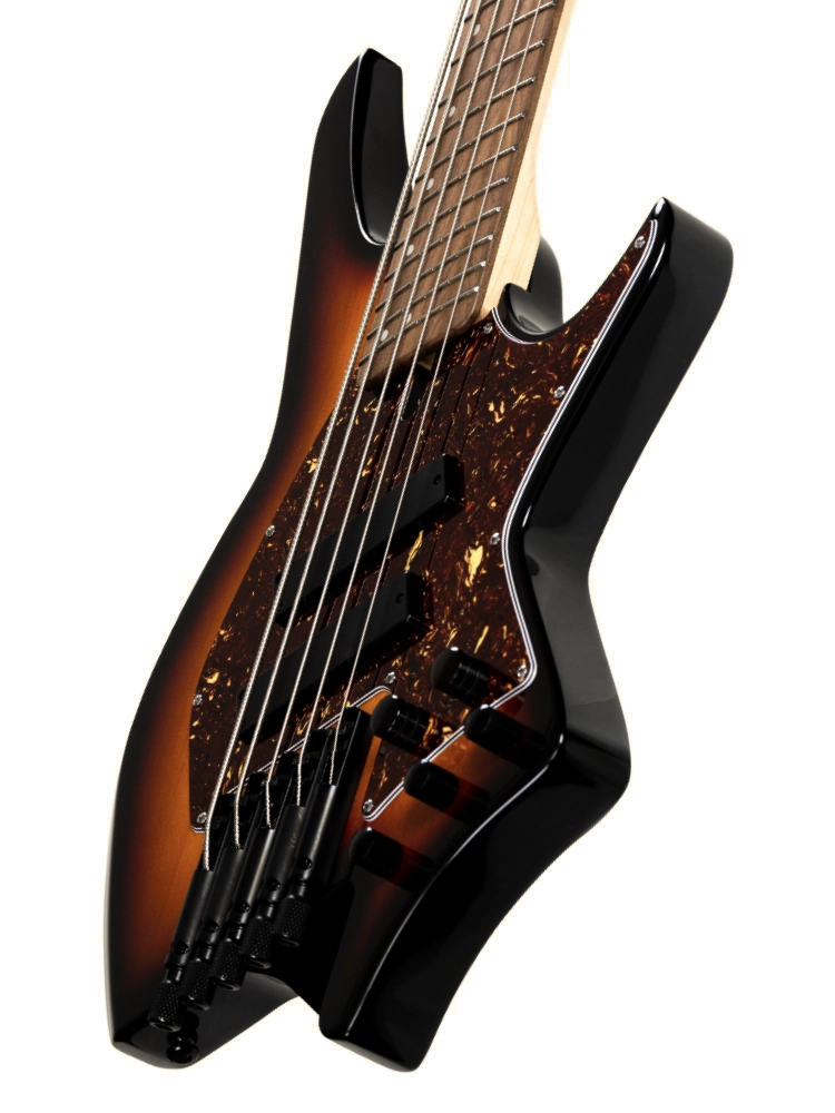 HILS HNB5 5-String Multiscale Bass - Gloss Sunburst