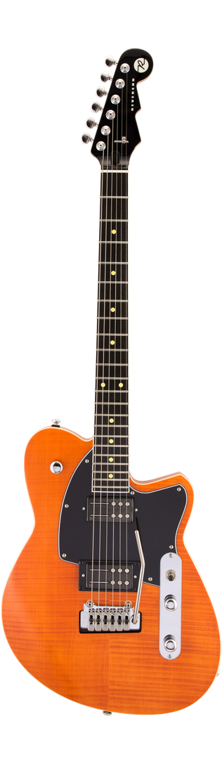 Reverend Reeves Gabrels Signature - Satin Orange Flame Maple EB