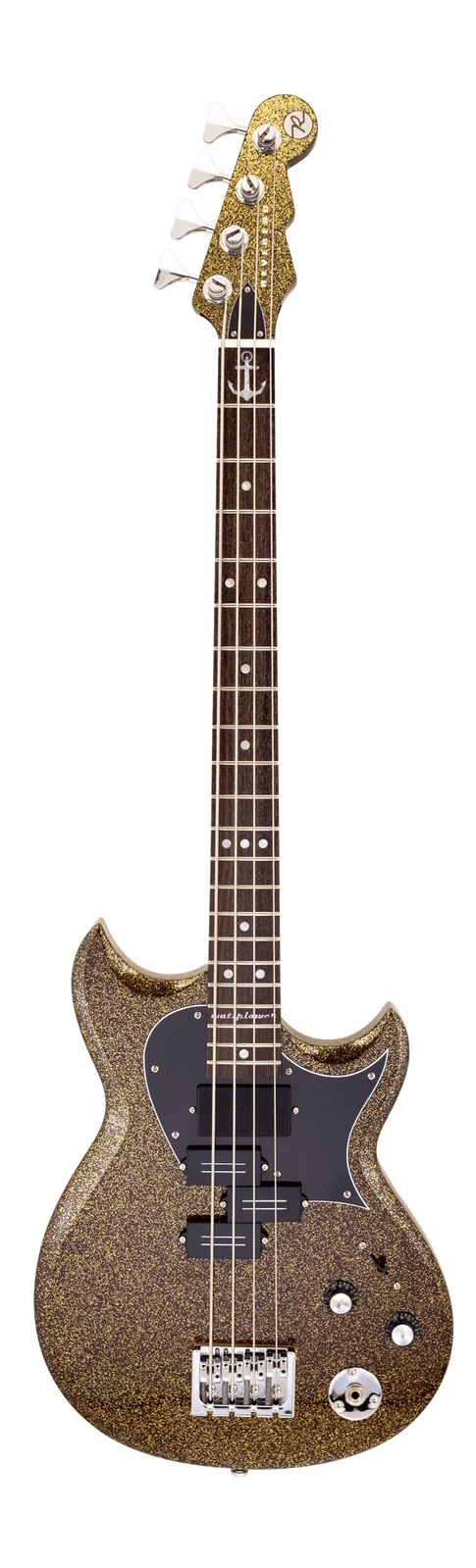 Reverend Wattplower Mark II Short-scale 4-String Bass - Gloss Root Beer Sparkle PF