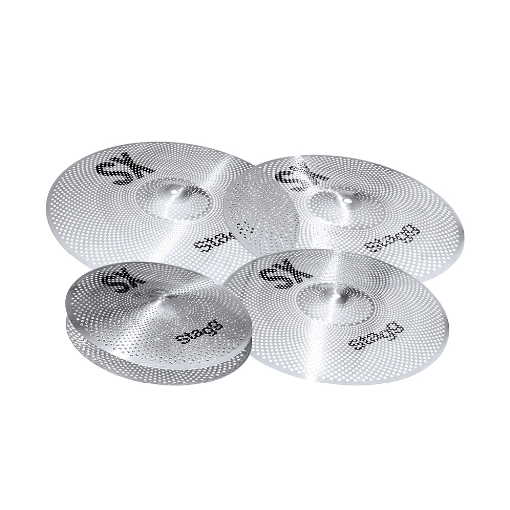 Stagg Silent Practice Cymbal Set