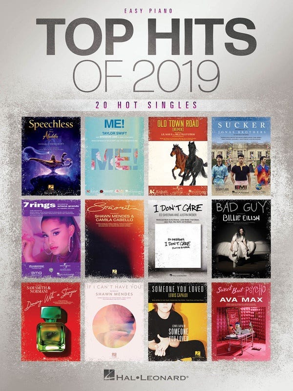 Top Hits of 2019 - Easy Piano